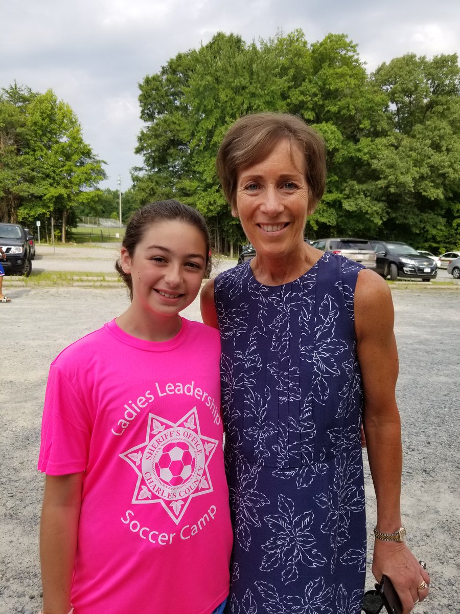 That moment when your favorite <a href="/ccpssupt/">Former CCPS Superintendent of Schools</a> doesn't even recognize you because you've gotten so tall. #ladiesleadership #strongertogether  <a href="/CCSOMD/">Charles Co Sheriff</a>