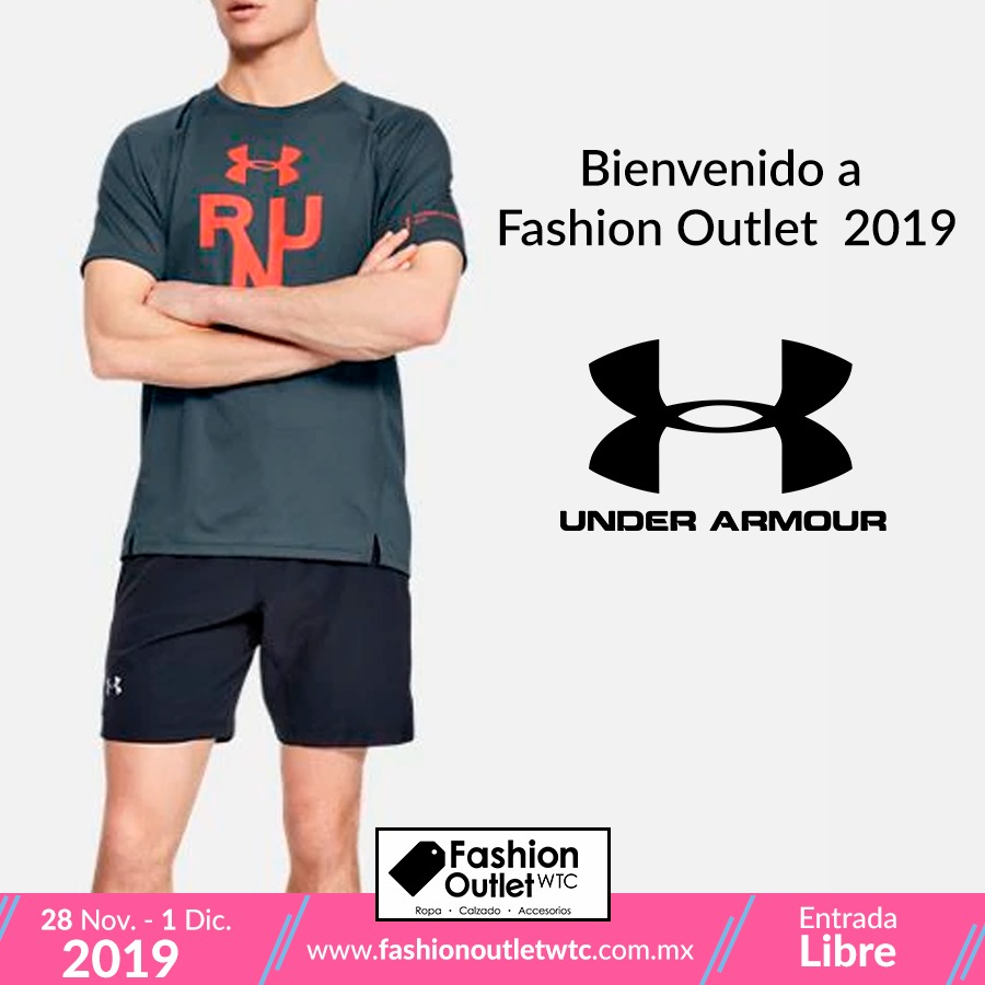 fowtc's tweet photo. La mejor ropa deportiva al mejor precio sólo en @fowtc. 👟 
@UnderArmourMx confirma su presencia en la tercera edición de #FashionOutlet2019 https://t.co/s2YUjUqc8X