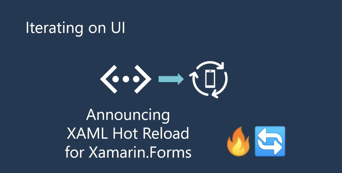 iduggu's tweet photo. No longer secret! We asked, they delivered. Big announcement - XAML Hot Reload! Kudos to Xamarin Team! ❤️
https://t.co/iVL1OG3bJL
#xamarin #XamarinDevSummit https://t.co/UaW3cdX7k6