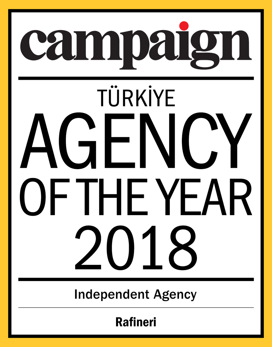 Bu yıl ikinci kere gerçekleştirilen Campaign Türkiye Agency & Brand of the Year 2018’de bir kere daha Yılın Bağımsız Ajansı: RAFİNERİ
#AgencyofTheYear #RafineriAjans #CampaignTurkiye