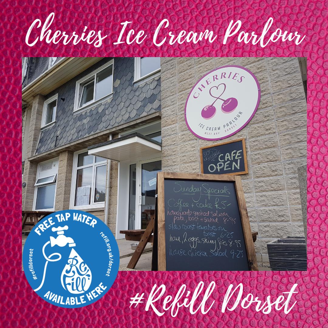 LitterFreeCoast's tweet photo. Say hello to our newest #RefillDorset station. Welcome #CherriesIceCreamParlour ππ¦ π at #WestBay Want to sign up as a #RefillStation then register πhttps://t.co/rzTIBhO1tk & we'll supply a @Refill sticker for your window! π° Join the #RefillRevolution today! π§π§π§
#refill https://t.co/mL4nOWRTO9