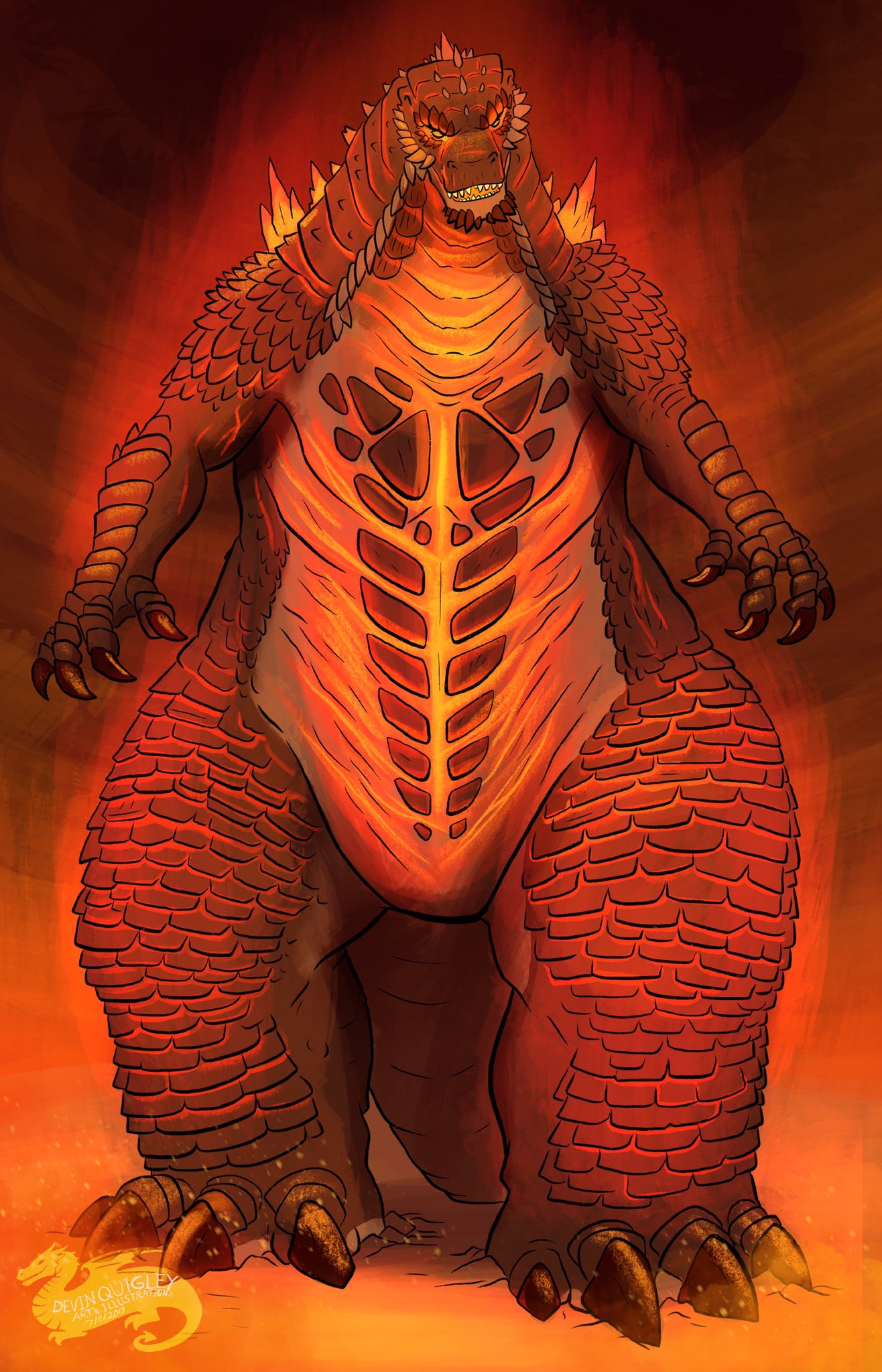 Featured image of post The Best 15 How To Draw Burning Godzilla 2021