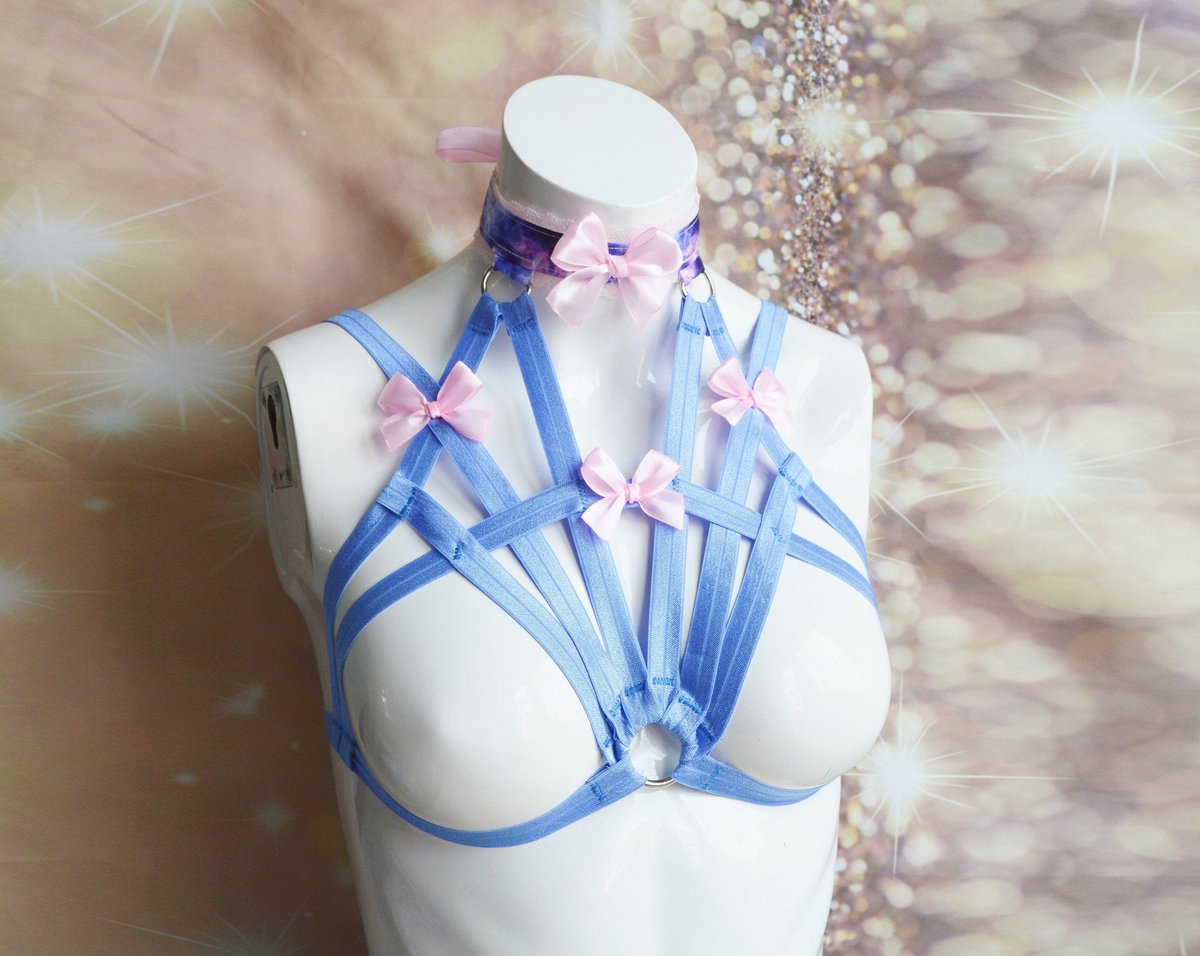 Nekollars's tweet photo. #Bodyharness #BodyHarnesses #harnesslingerie #bodylingerie #bodycage #harness #burlesque  #alternativefashion #chestharness  #petplaybdsm #petplayharness #petplayrelationship #petplaymodel #petplaykink #petplaycollars #petplayer #bdsmcommunity - More at our #Nekollars Etsy shop! https://t.co/E48eX7EBQK