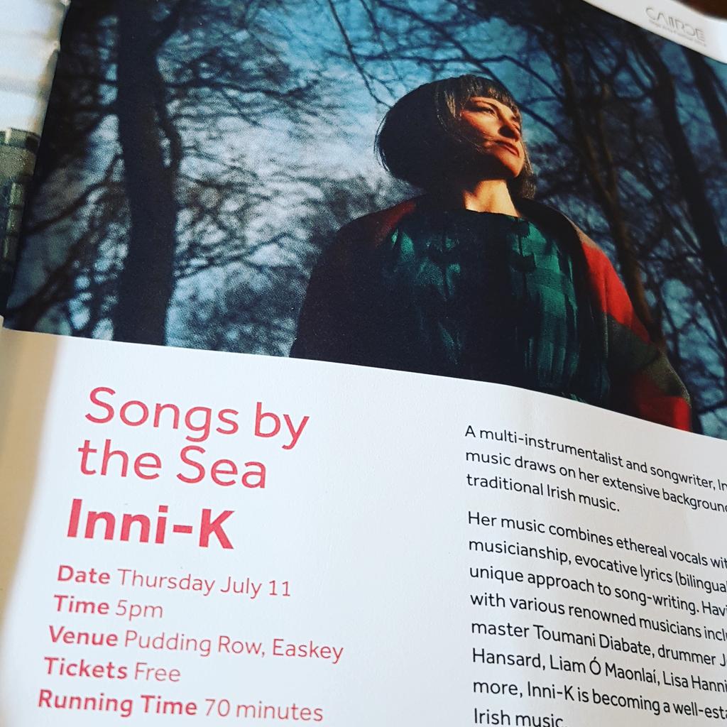 songsbythesea's tweet photo. Today we're @puddingrowsligo in  Easkey for songs by the sea with the amazing @innikmusic @cairdefestival

5pm
Free admission
Get in early!

#Cairde #SongsByTheSea #PuddingRow #Sligo #CSAF #Innik #SligoArtsFestival #Music https://t.co/8hL7RoTWD6