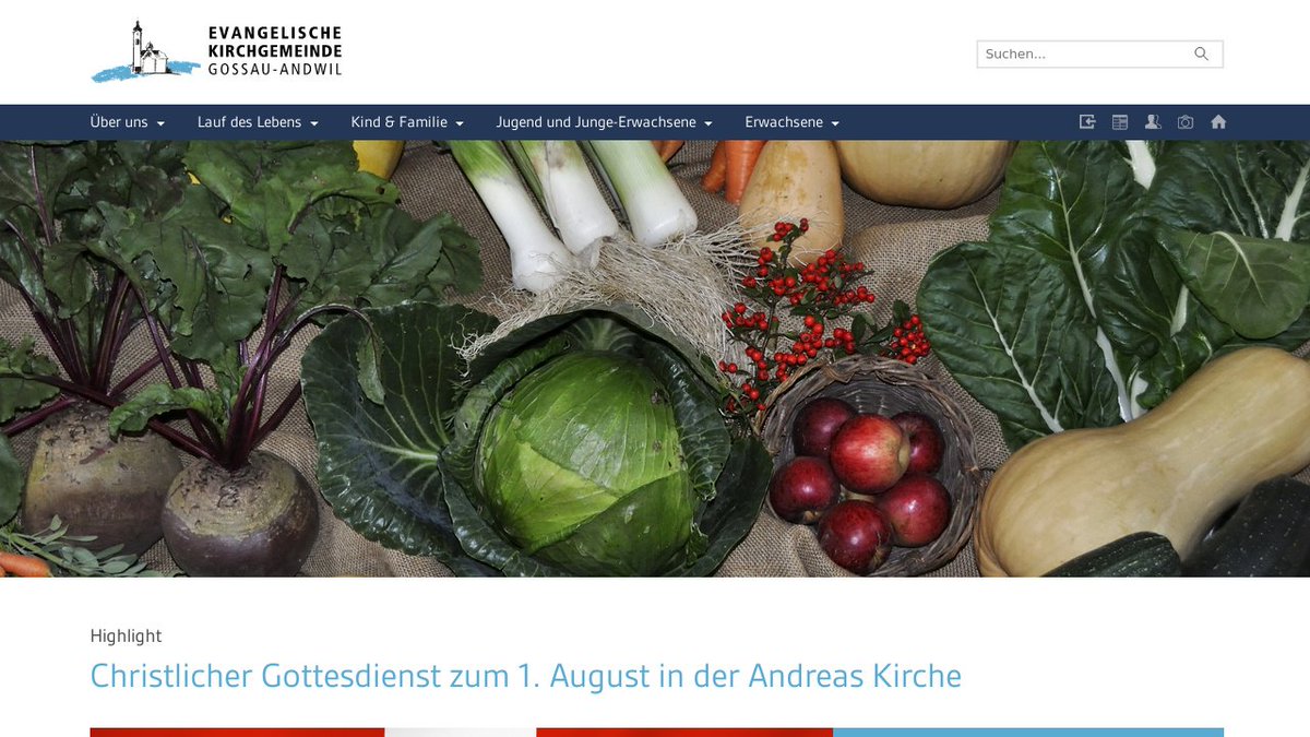 Die Evang. Kirchgemeinde Gossau-Andwil hat sich heute ein neues Kleid verpasst 👉 evanggossau.ch