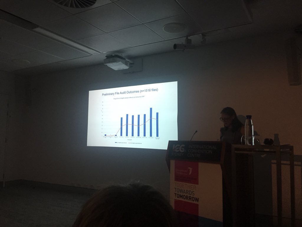 CurtoVratsistas's tweet photo. @LaurenJChristie presenting preliminary results of the ACTiveARM project. Results show a significant increase in CIMT being offered and delivered and improved outcomes in stroke survivors across inpatient and outpatient settings #OTAUS2019 https://t.co/J9ANpuPcbF