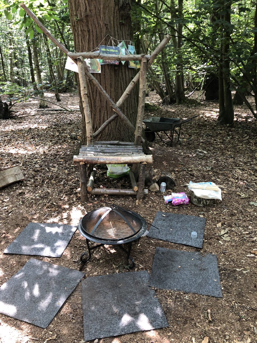 BOBeducation's tweet photo. Woodland tots today - smokey clothes, messy hands &amp; smokey faces #Natureconncetion #Sensorysession https://t.co/qoBq28gO4O
