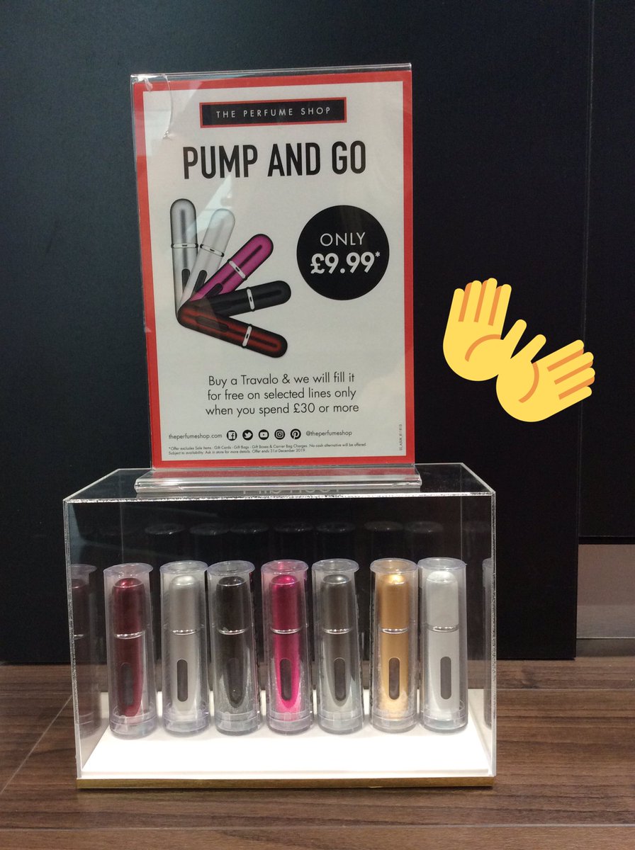 TpsBasildon's tweet photo. ☀️Heading to a festival this summer?☀️

Why not take your favourite fragrance with you in one of our Travalos, spend £30 instore and we will even fill it for FREE!😍

#Basildon @EastgateTweets @TPSPeople #Travalo #Perfumeshop https://t.co/fHNEcBvnH7