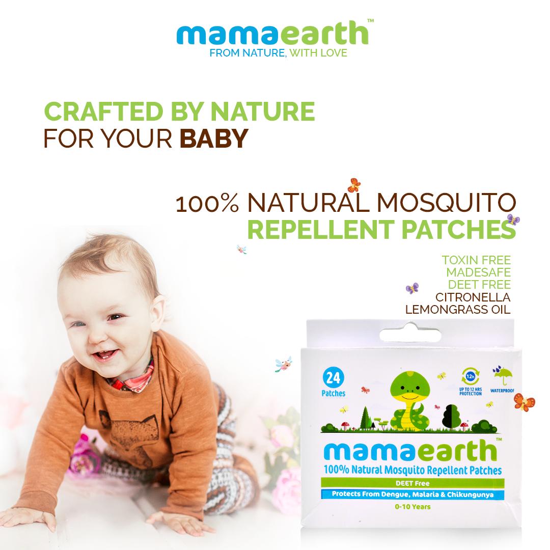 This Season, try Mamaearth’s 100% natural mosquito repellent patch for babies, which is DEET free with NO harmful chemicals, insecticides or pesticides.
#MamaEarth #MadeSafe #Monsoon #MosquitoRepellent #Patches #MosquitoRepellentPatches