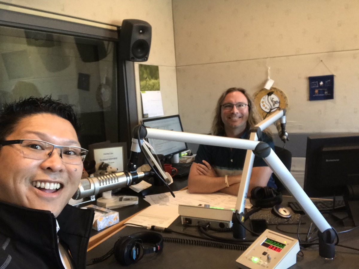 codeabotkids's tweet photo. Thank you for letting me share about Codeabotkids in your studio today! @cbc_matt @CBCThunderBay https://t.co/xdp8PISEIg
