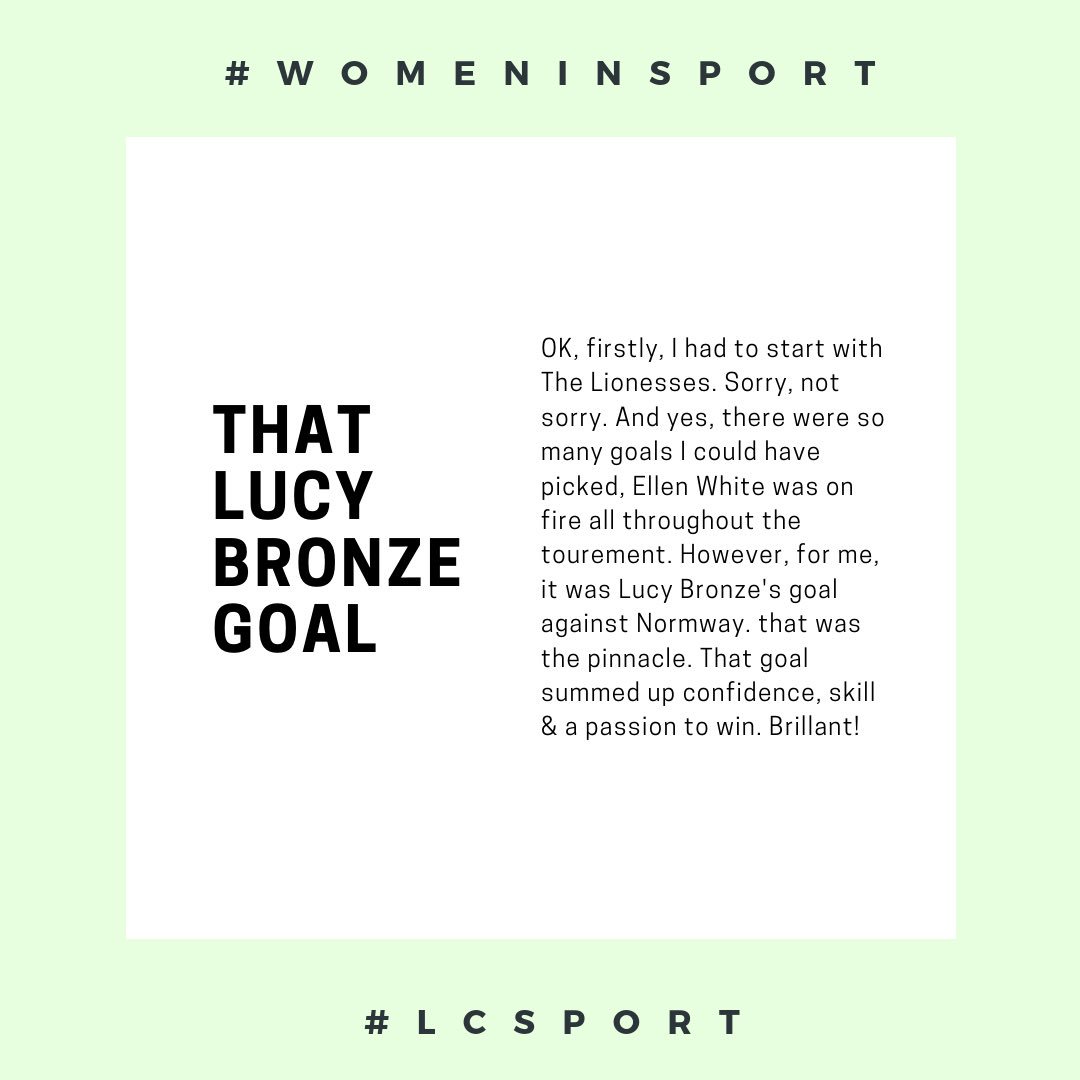 lydcottssport's tweet photo. My reflections and favourite moments of the Women’s World Cup 2019 🎉🎉 The tournament was full of so many amazing/ inspiring/ great moments that it was very hard to choose! For the full blog go to my Instagram... @ https://t.co/2m7uwA99Wf 😊 #WWC2019 #womeninsport #changethegame https://t.co/YeBD8H05dl