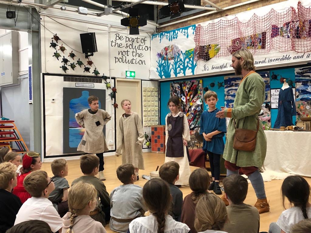 NHPStowcester's tweet photo. Year 3 are enjoying Anglo-Saxon day so far. https://t.co/OOws0MutA6