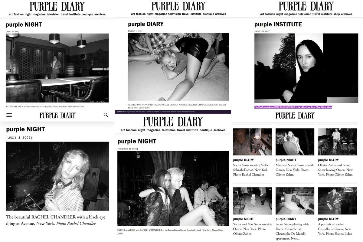 Chandler then began to do photography for Purple Dairy after meeting it's editor Oliver Zahm who has a connection to the Standard Hotel and Ray Chandler is seen many times in photos at the Hotel #QAnon  #WWG1WGA  #MEGA  #GreatAwakening  #DarkToLight  #Epstein  #RayChandler