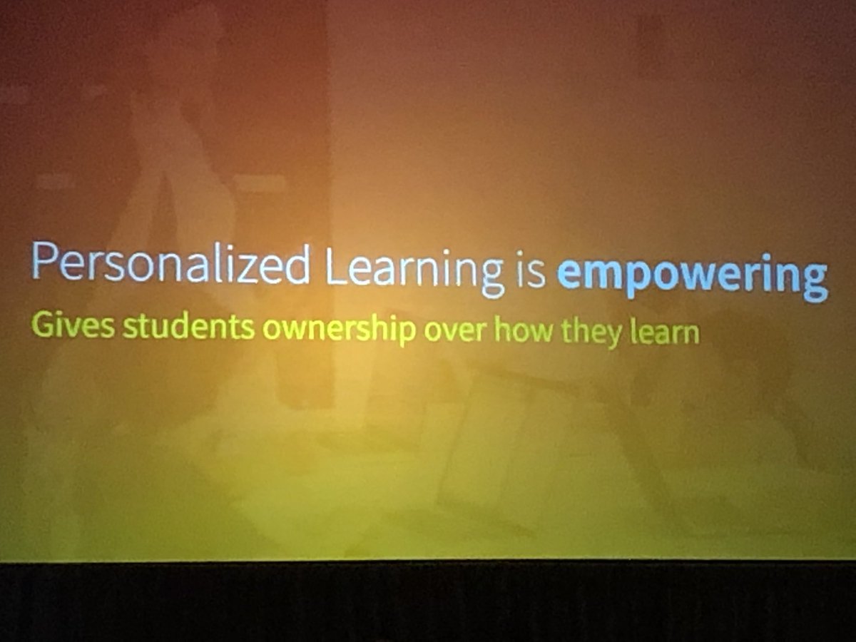 LcnPatterson's tweet photo. 4 components of Personalized Learning! #SchoologyNext with @drjennparker @jharding https://t.co/bRJ3Y93mZB