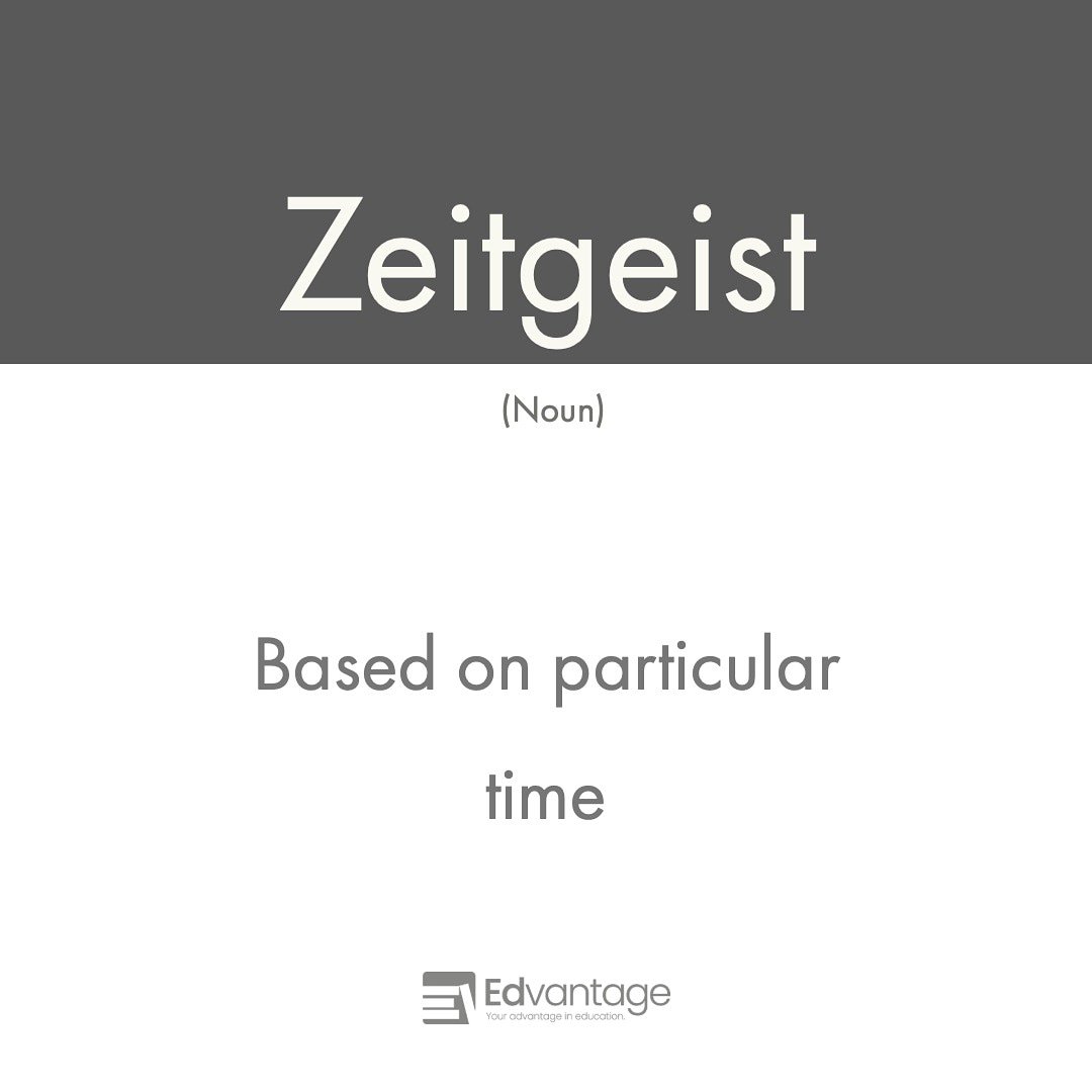 Edvantagepk's tweet photo. Zeitgeist: 

(Noun)
Based on particular time

#greprep #grepreparation #greword #grewords #gretest #gre #gmat #gmatprep #ieltspreparation #ieltsverbal #ielts #ieltsexam #ieltsclass #TOEFL #studytips #study #satprep #sat #studyabroad #studynotes #English #englishvocabulary https://t.co/BKaxtsaO2P