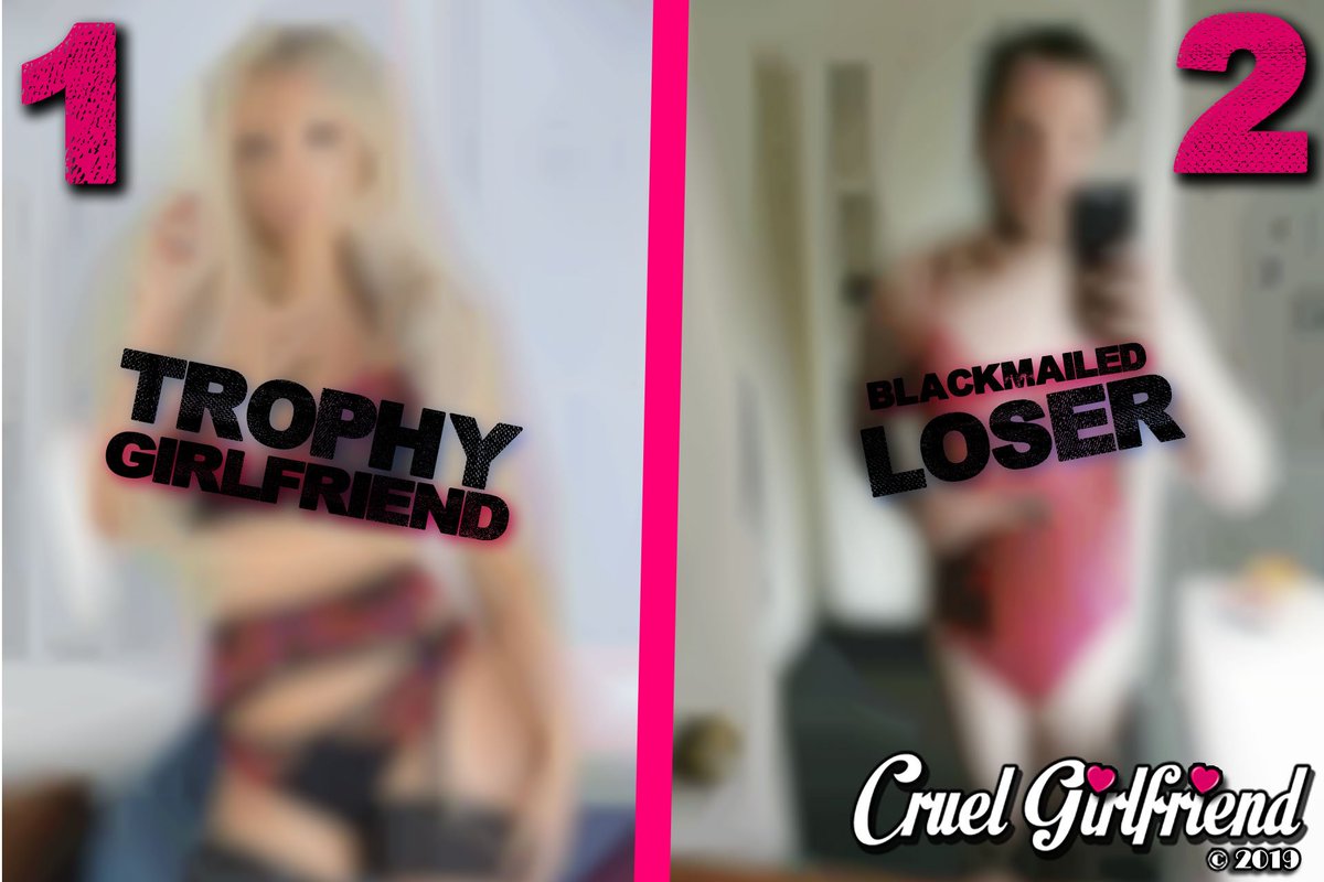 CruelGirlfriend on X: So our BLACKMAIL victim from New Zealand has been  paying *BIG* for his supply of CruelGirlfriend blurred our SISSYSAFE porn...  but were wondering what youd prefer to find in