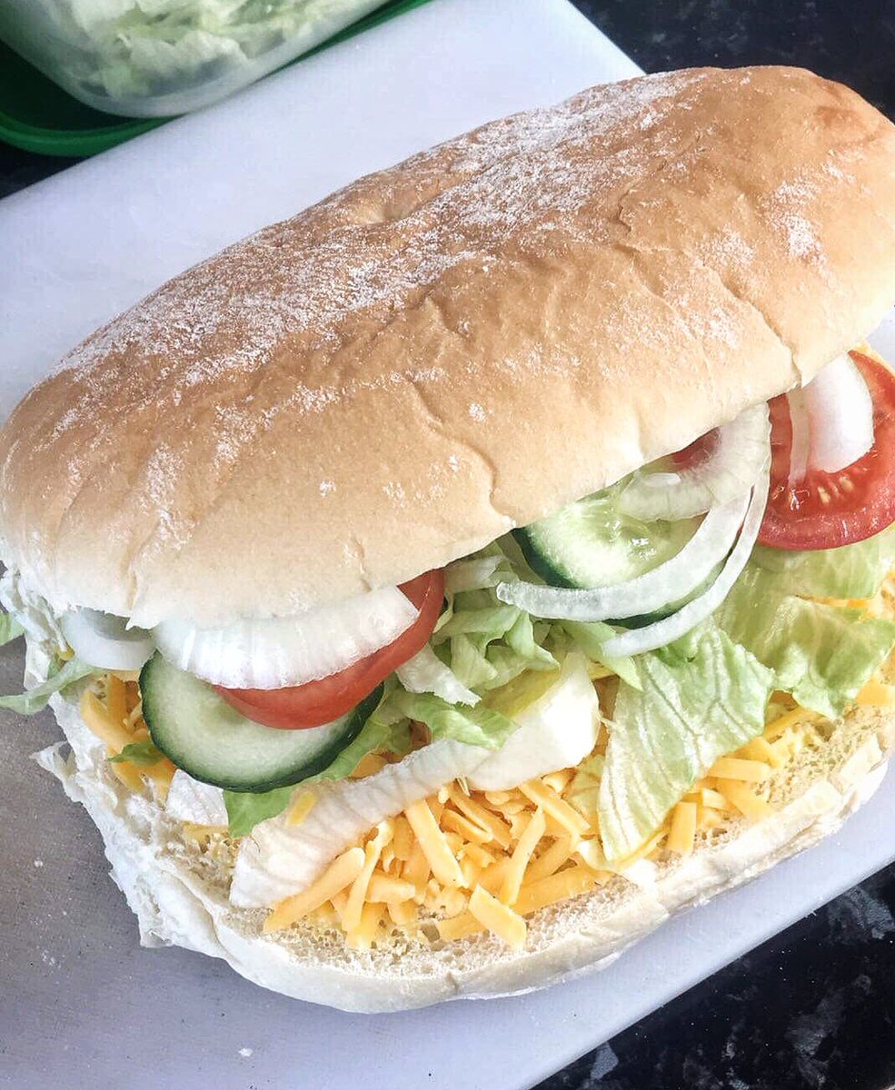 SnapBoxCafe's tweet image. Large Cheese Salad we did for one of our customers last week ... Only £3.20 (Other fillings to choose from)🍞🧀🥗🍞