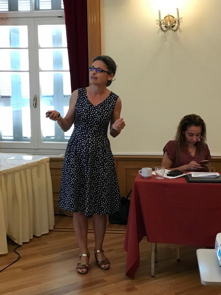 giottoproject's tweet photo. Many thanks to @maria_chatzin from FORTH for hosting the meeting. Now, it's her turn to talk about in vitro assessment of materials and devices. #osteporosis #h2020 #investeuresearch https://t.co/BfrA4MbIpC