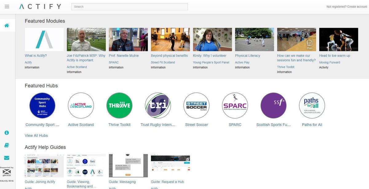 Actify's tweet photo. Actify hosts over 30 different Hubs from sports and physical activity organisations who have contributed to over 300 Modules designed to support learning on a range of relevant topics.

Have a look for yourselves! #LearnShareMove

https://t.co/uvxLpD4G8s https://t.co/lcdtVYgzsF