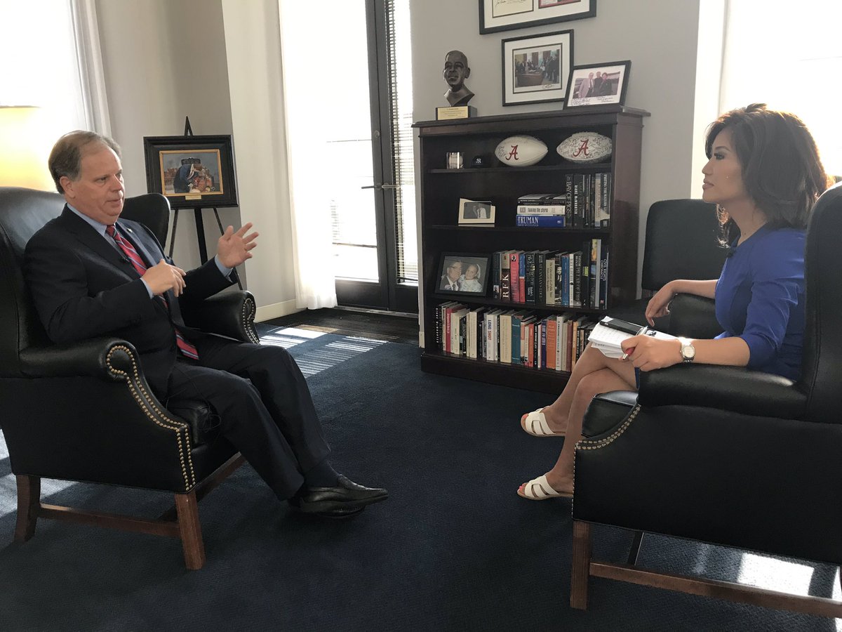 SWilsonProducer's tweet photo. “The U.S. government will finally live up to its obligation to military families.” @SenDougJones tells @AnnieYuTV on House passing NDAA amendment to #AxeWidowsTax @wusa9 https://t.co/fu6bio2nDZ