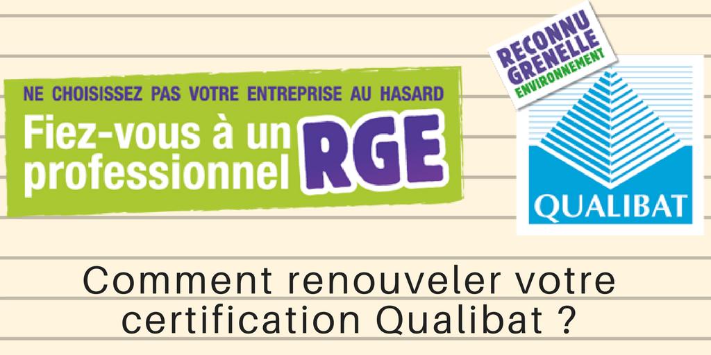Comment renouveler une certification Qualibat ? labonnebrique.fr/6-etapes-pour-…  #qualibat #artisans