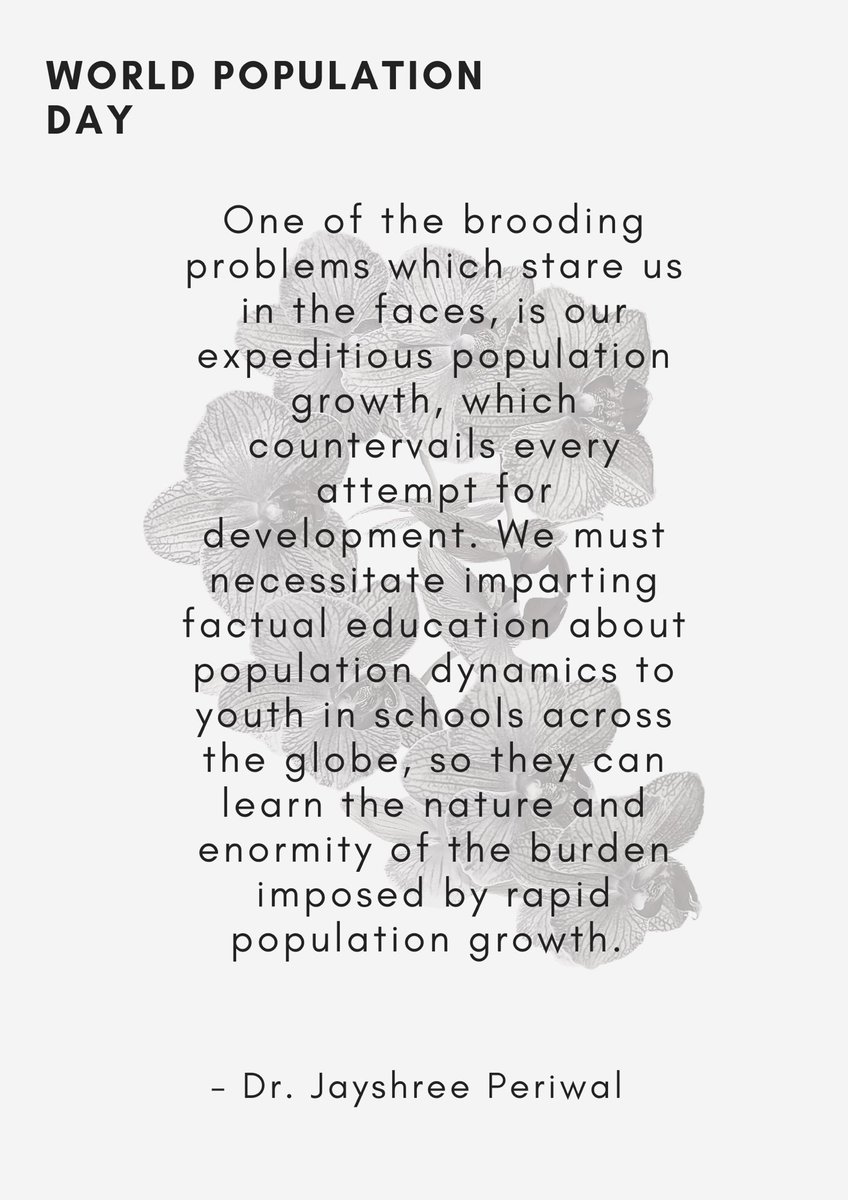 #WorldPopulationDay