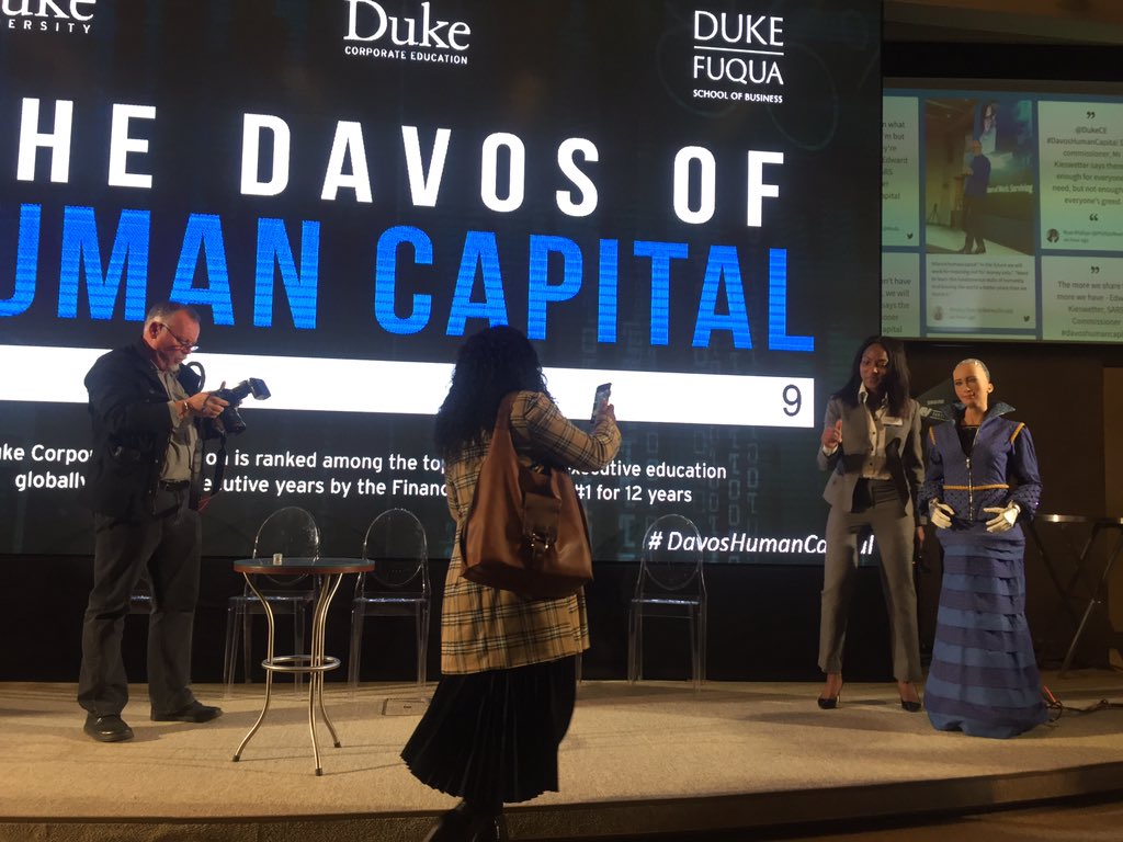 Sophia- the humanoid - #DavosHumanCapital