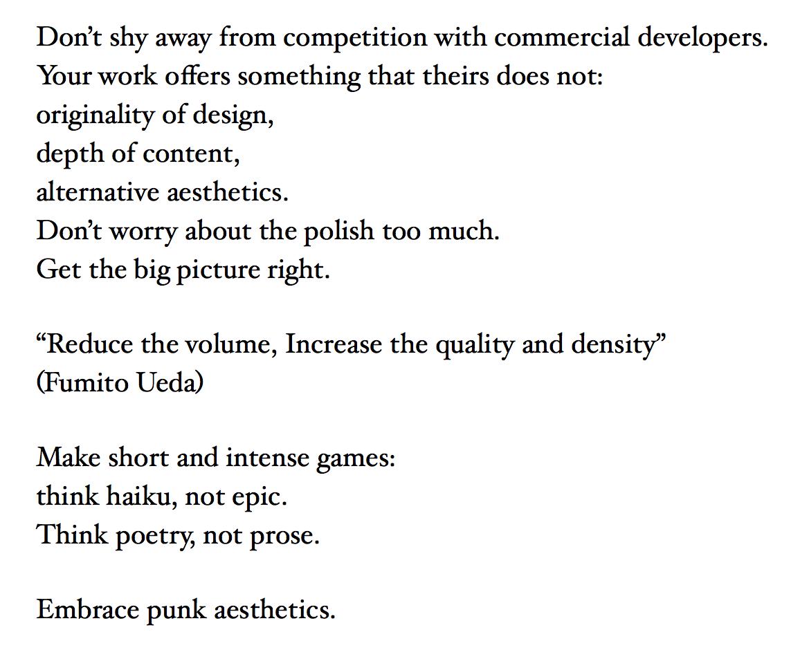 Realtime Art Manifesto (2006)—“Go to them rather than expecting them to come to the museum.” tale-of-tales.com/tales/RAM.html