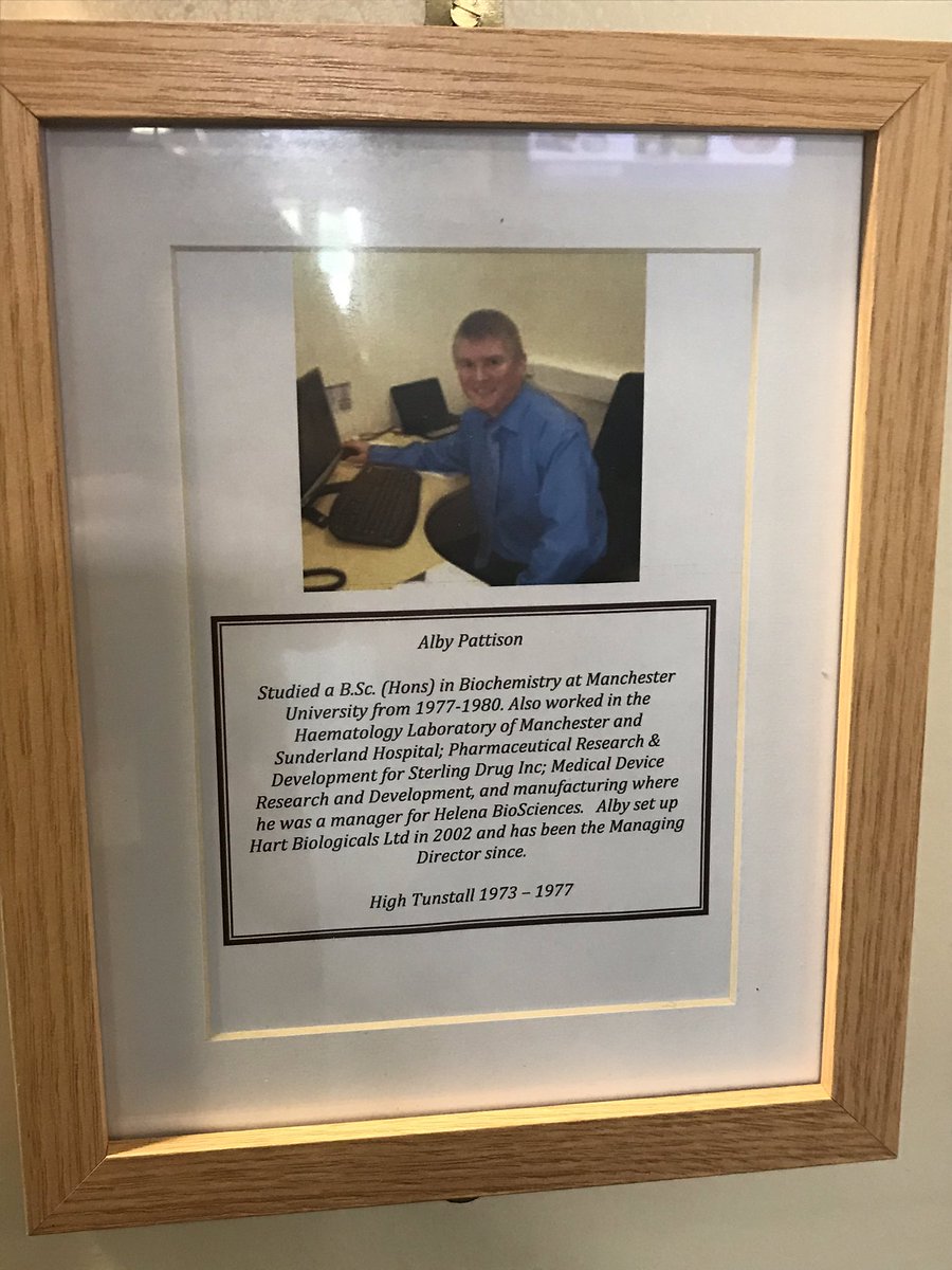 Just visiting <a href="/hightunstall/">High Tunstall College of Science</a> and spot <a href="/APattison/">BioMedBod 💙</a> on the alumni wall of fame #lovehartlepool #science #STEM