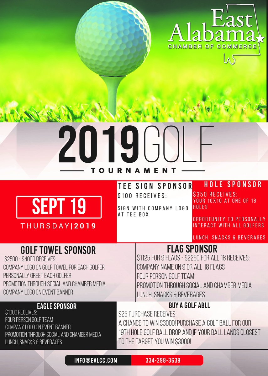 ealabamachamber's tweet photo. Looking for sponsorship opportunities for our next Golf Outing?   Here ya go! https://t.co/TX2yE6f9CP