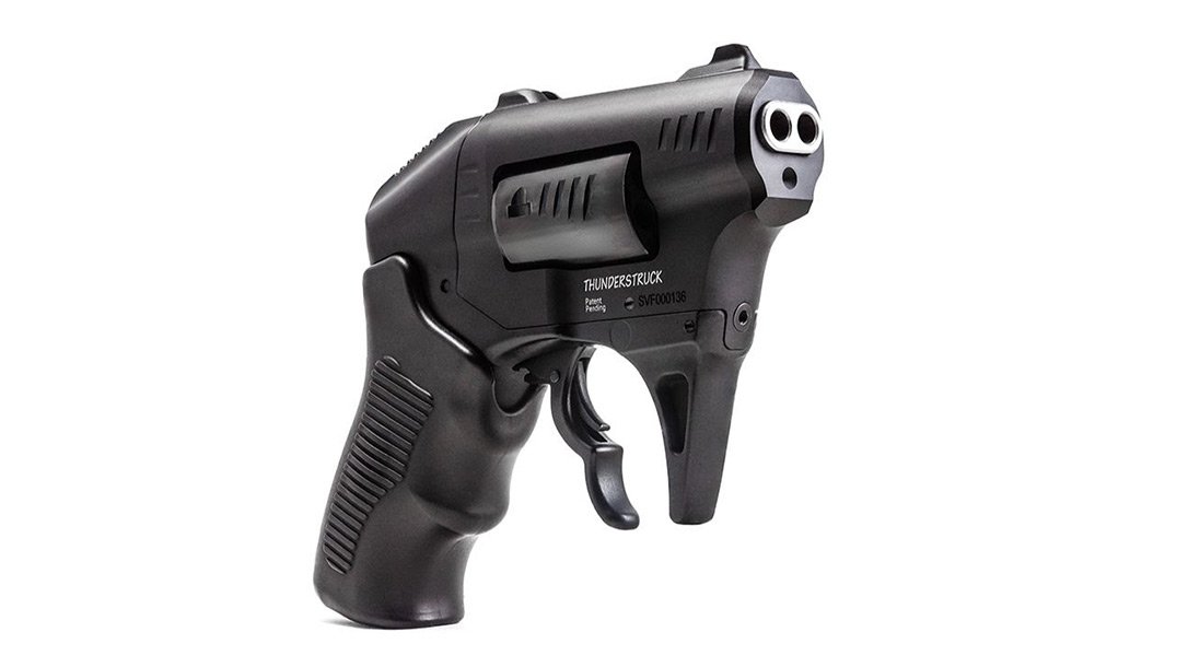 BallisticMag's tweet photo. BREAKING: We've got the scoop on the all-new S333 Thunderstruck from Standard Manufacturing.

Simultaneously firing two rounds of .22 WMR with each pull of the trigger, the new pistol is available today!

FULL DETAILS HERE: https://t.co/VIJd968eGl https://t.co/NlSk6lJK2E