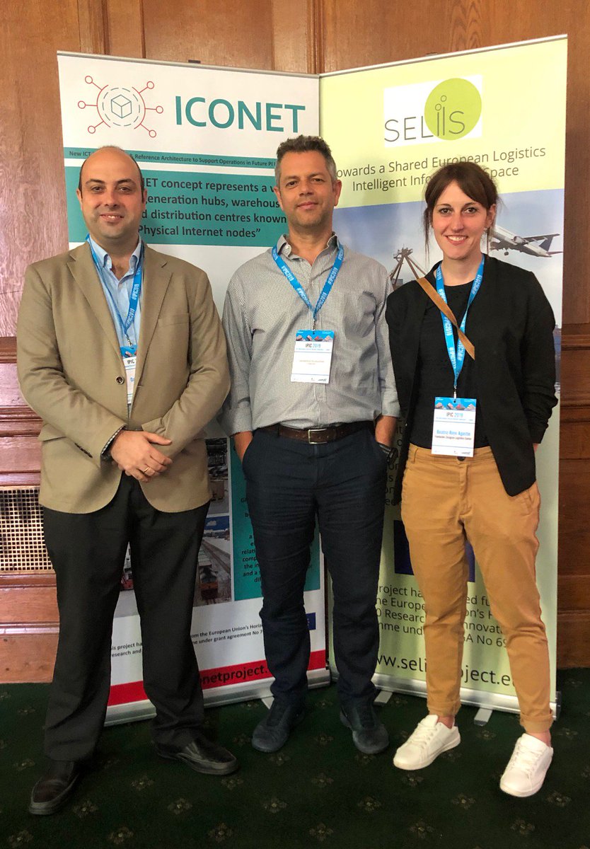 Beatriz Royo from <a href="/ZLCsupplychain/">Zaragoza Logistics Center (ZLC)</a> and David Ciprés from @ITAINNOVA, members of the “#Smart and #Sustainable #Logistics &amp; #SupplyChains” #research group accredited by the Aragonese Government, participating in the <a href="/ipic2019/">IPIC2019</a> with <a href="/SELIS_Project/">SELIS Project</a> and <a href="/ICONET10/">ICONET</a> projects. 
#IPIC2019
