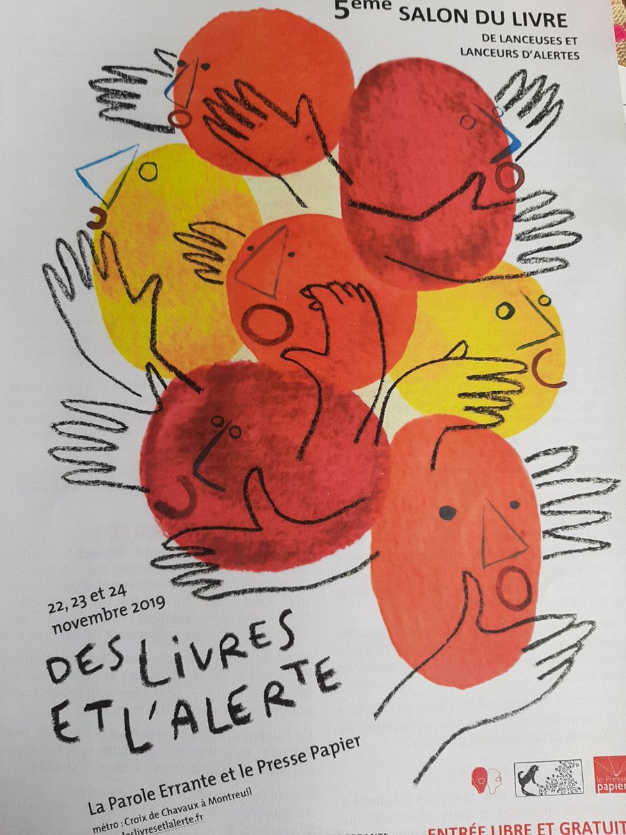 Lanceursalertes's tweet photo. Ce sera la 5ème édition du #SalonDesLivresEtLalerte et elle se tiendra les 22,23,24 Novembre à la #ParoleErrante à Montreuil des centaines d'invités,des tables rondes sur l'alerte,des témoignages,des signatures en librairie,des sujets de débats qui ne laisseront pas indifférents! https://t.co/FkPPNBJYog