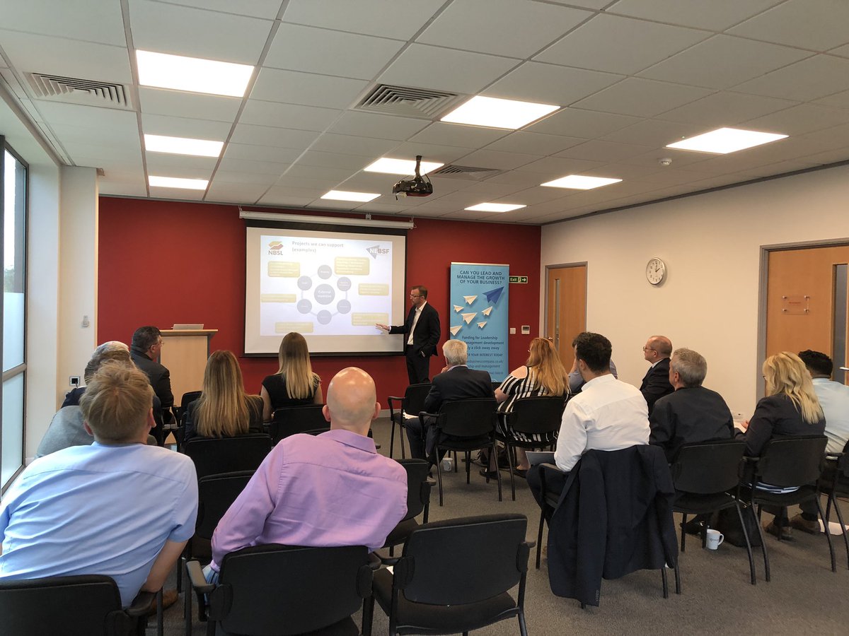 JonpaulHeron's tweet photo. @nbsl delivering a presentation on #nebsf and #bclm #teescompass funding programmes. Big thanks to @Endeavour_law for hosting. #business https://t.co/7Yy0YonJIX