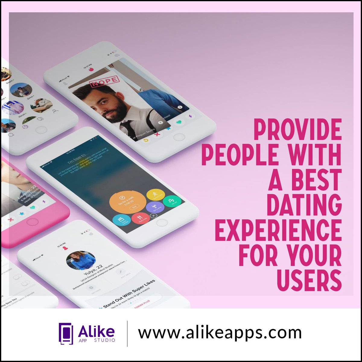 alikeappstudio's tweet photo. “If your ship doesn’t come in, swim out to meet it!” Convey your Idea With Receivers Level.. Start your Own Tinder App With Alike Apps.
Contact us now - +1(408)914-1678
For more - https://t.co/IOHG6RUd2H
#TinderClone #AppLikeTinder #datingapp https://t.co/8vKvTzsZgj