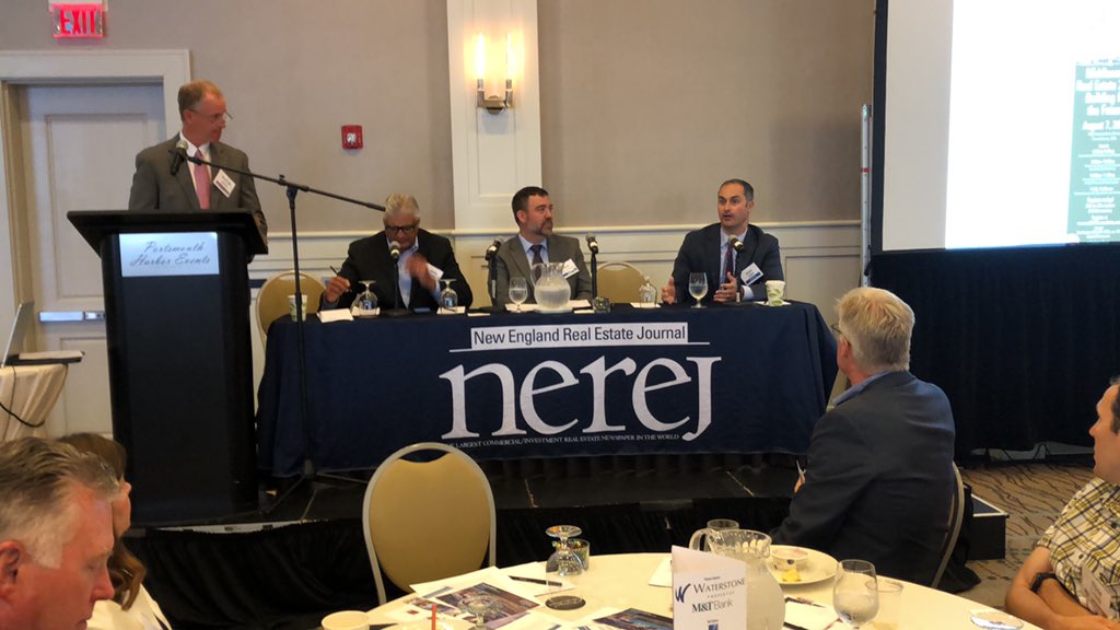 9AM panel on projects in Northern New England <a href="/Waterstone_/">Waterstone Properties</a> <a href="/VHBnow/">VHB</a> <a href="/HinckleyAllen/">Hinckley Allen</a>