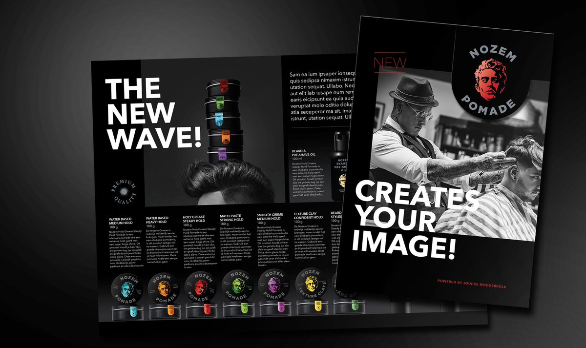 Yellow verzorgt restyling verpakkingslijn Nozem Pomade. Gave designjob! 😊
Bekijk de Nozem-verpakkingen, productfolder, website en displaydoos op yellow-agency.nl/work/