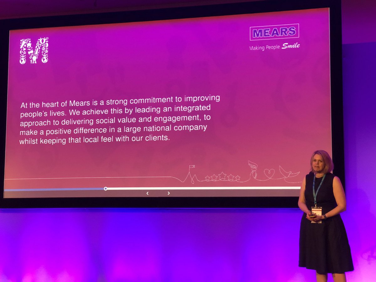 LeslieChannon's tweet photo. Alison @MrsALWilkinson from @mearsgroup talking Social Value at Mears @TPASconference  #TpasConf19 @barrybehaved #socialvalue @Y10GJJackson https://t.co/sTNOMcwPL7