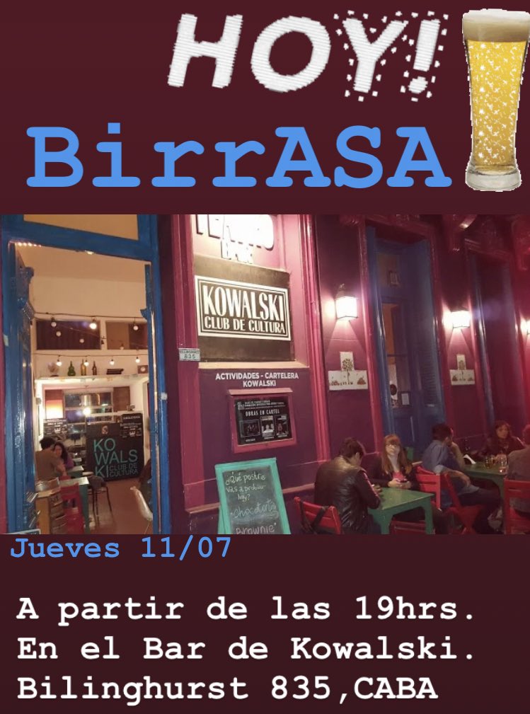 Atención socies. Hoy entrega de remeras y brindis!