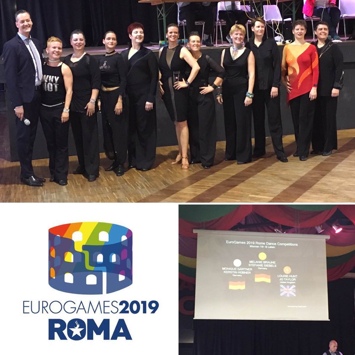 UKEDC_Dance's tweet image. Well done Jo &amp;amp; Louise for a magnificent bronze medal in Women’s B Class Latin #ukssdc #essda #eurogames2019