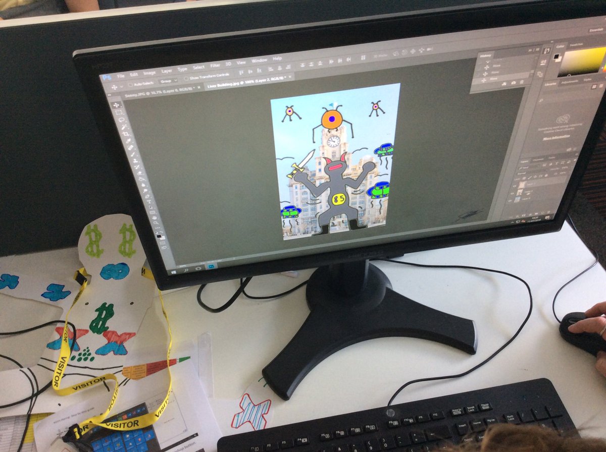 smmjjnr's tweet photo. More photoshop work from out Year 6 children #smmjart #smmjcomputing @Artsmarkaward https://t.co/6pd6kUMjAt
