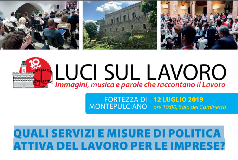 ANPALgov's tweet photo. Inizia oggi, a Montepulciano, l'appuntamento annuale @LucisulLavoro.

🗓Segui il nostro evento previsto per domani, 12 luglio 2019.

➡️Parleremo di servizi e misure di Politica attiva del lavoro per le imprese.

Leggi tutte le info 👉https://t.co/qhgXjFYjnA https://t.co/4GSSiJhNSx