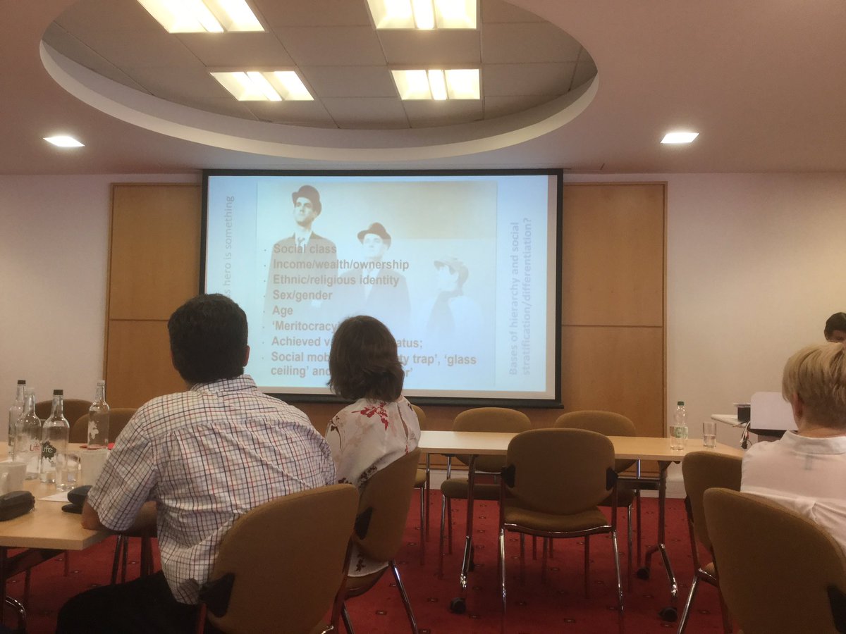rl_dunn's tweet photo. Fantastic PechaKucha presentation from Sarah Hale and @KitchenWilly on social mobility and agency, with a backing track of #WorkingClassHero #FYNAC19 https://t.co/0A3ajlhmyX