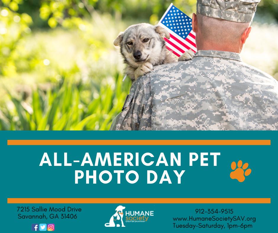 HSGSav's tweet image. Happy All American Pet Photo Day! Are you dressing up your pet for the Holiday? In our comment section, post a patriotic photo of your pet - and don't forget to spend some quality time with your best friend today!