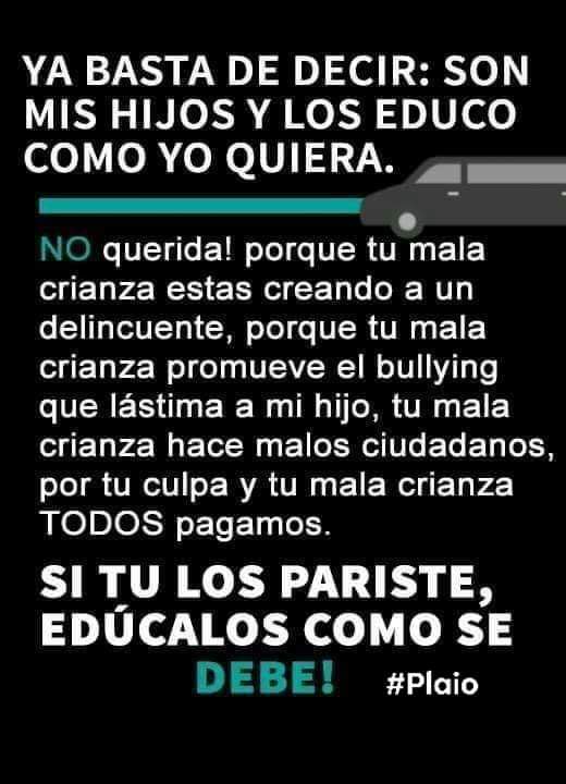 RpelayoR's tweet photo. Insistir, resistir, persistir pero núnca desistir.
#Plaio

Sitio para educar a un niño sea hombre o mujer lo principal son los valores el respeto son cosas primordiales para la crianza de un buen hijo y de un buen ciudadano, sobre todo cuidando su entorno. https://t.co/WPbYSSMtlE