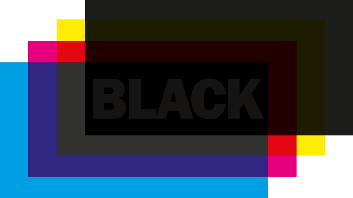 SauceDesignLtd's tweet photo. 50 Shades of Black
This week Jon has had a masterclass in printing black. Sounds like a simple thing, but black is not always black!  When printing CMYK, a rich black is made from 100% black (K), with the addition of some CMY to produce a deep black. #CMYK #lithoblack  #richblack https://t.co/3P6WLV4Z8d