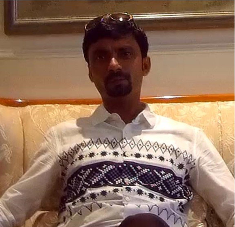 Aneel Munawar is pictured during a meeting with fictitious investors. Photo: Al Jazeera