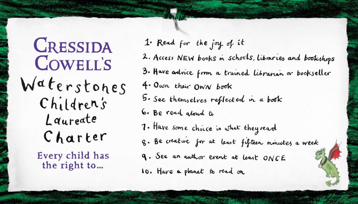 Children’s Laureate <a href="/CressidaCowell/">Cressida Cowell</a> opens tenure with creativity plea and 10-point plan: bit.ly/2JIj17c