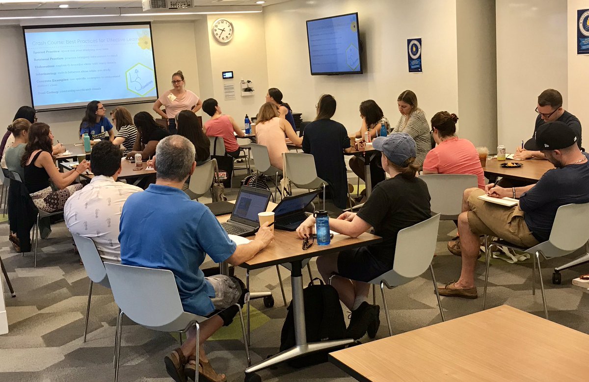 MathforAmerica's tweet photo. On the final day of the #MfASummerThink we’re diving right into it: How many times have you asked yourself, “Where the @&#$ are my keys?” @disandavis, @JeanneGarb, and MƒA Master Teacher Stephanie Kadison discuss the science behind forming, storing, and retrieving memories. https://t.co/NBAoOKvz6r