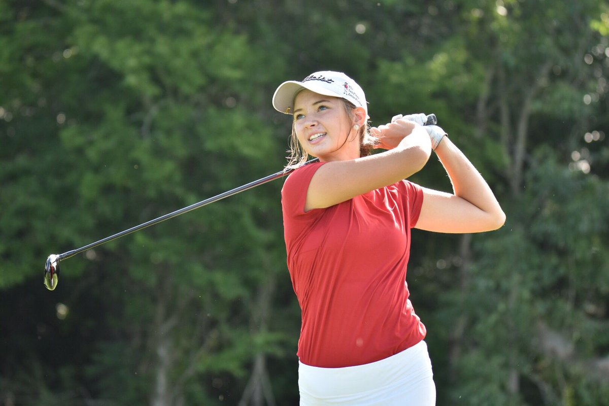 CGAgolf1909's tweet photo. And with Kayleigh Reinke’s tee shot the girls’ quarterfinals has begun at the #SCJuniorMatchPlay 🏌🏽‍♀️🏆 https://t.co/ZVKBMrgTDY